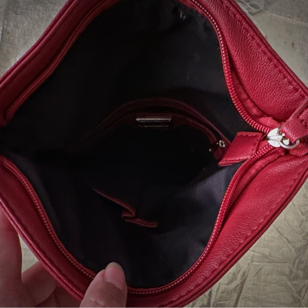 Elegant Red Studded Clutch - Picture 5 of 16